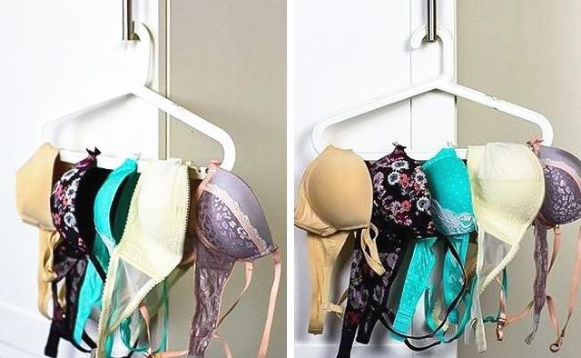 正确晾晒内衣的方法很多女孩子的内衣没穿多久就变形走样,大部分原因