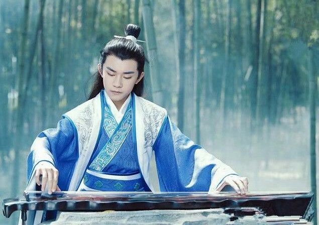 七位古装抚琴的美男子,杨洋帅气,霍建华仙气,最后1位惊艳!