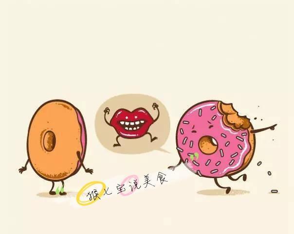 超级有意思的一组美食插画很搞笑