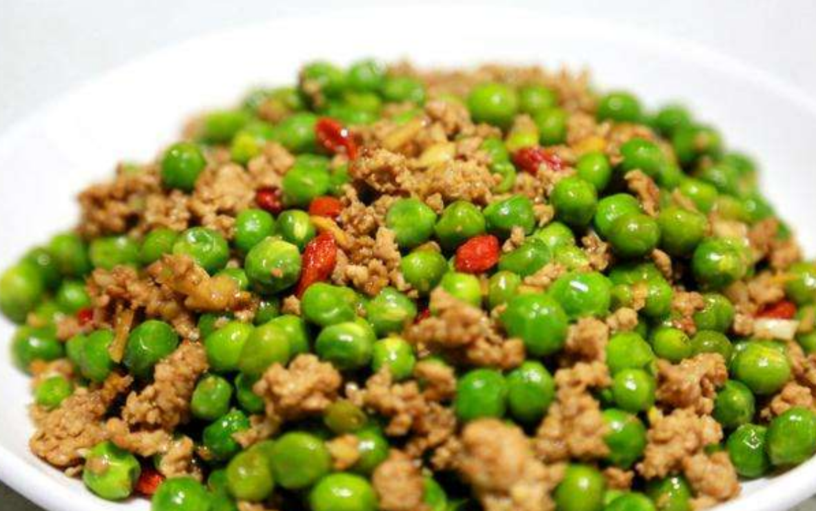 此菜营养丰富,美味可口,减肥瘦身,越吃越瘦,胖子要多吃|豌豆|肉末