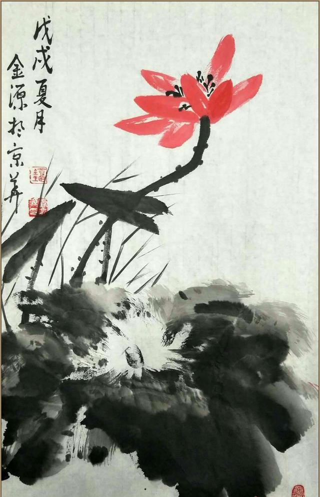 画家刘金源花鸟国画作品欣赏