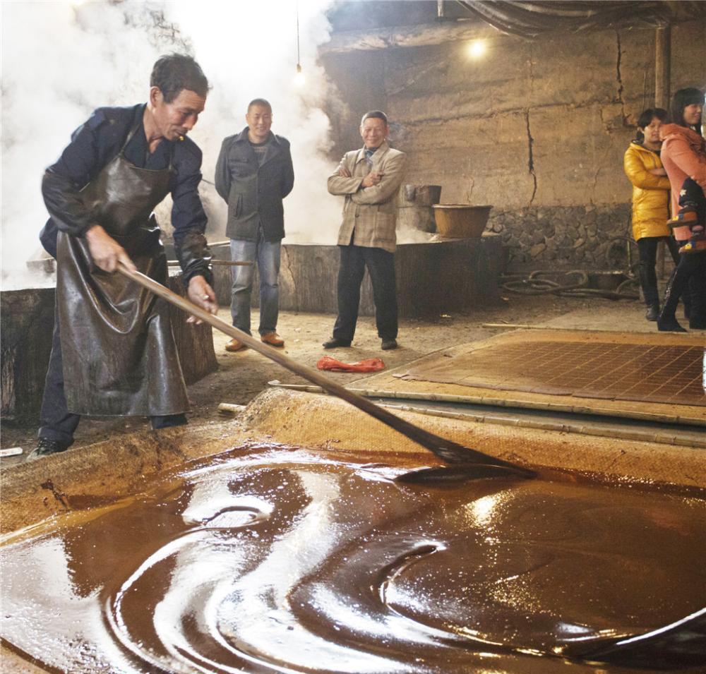 传统老手艺古法熬制出的手工红糖天然无任何添加