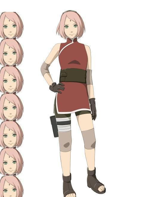 火影忍者里谁才是标准的九头身美女?原来大多数都不正常