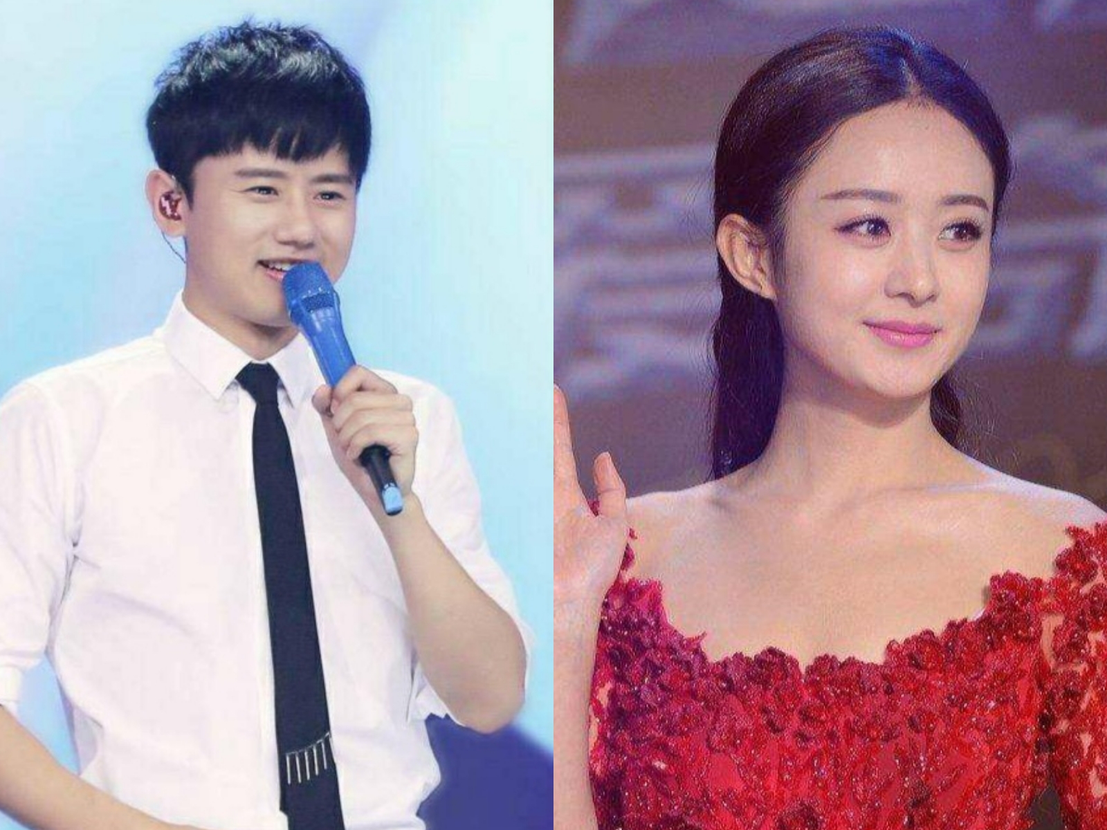 谢娜晒"张杰和赵丽颖大婚"照,并含泪送上祝福,真的好搞笑啊!