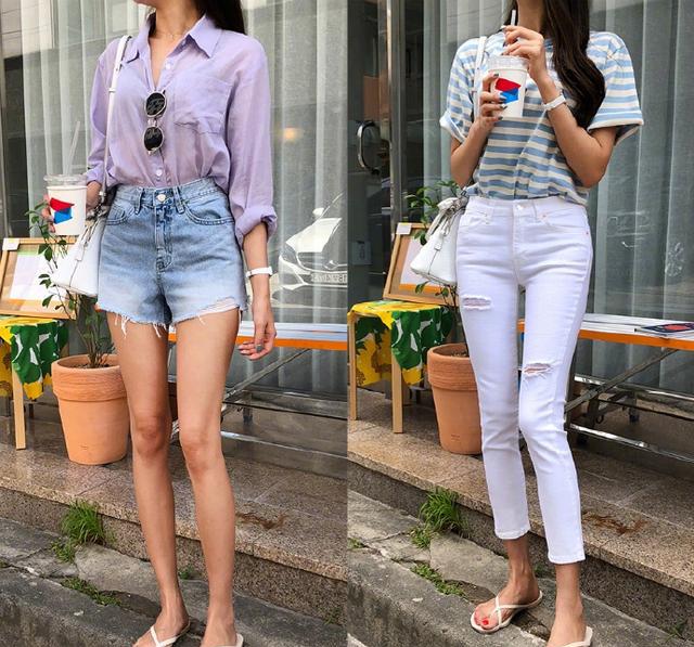 18套高个子女生穿搭模板夏天做个清新girl