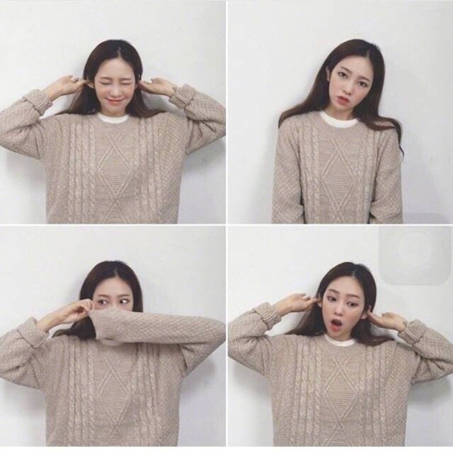 女生四连拍拍照技巧