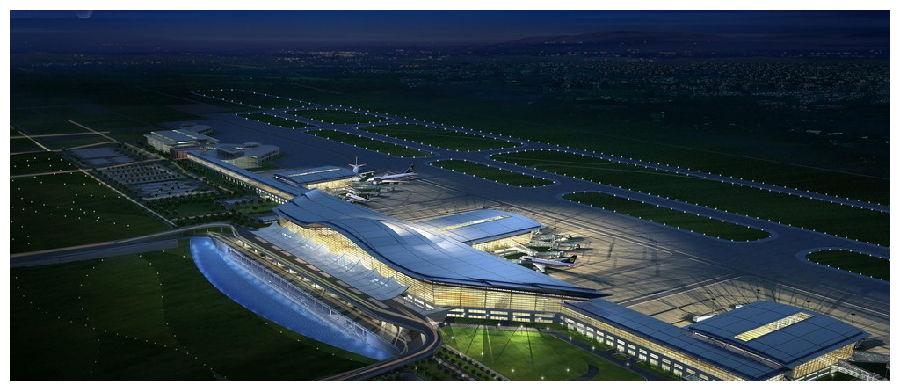武汉江南国际机场开工图片