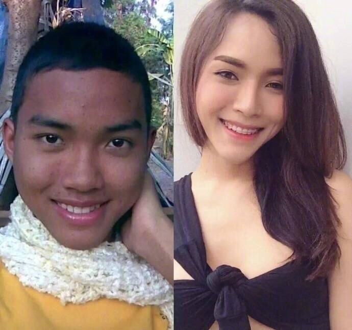泰国人妖变身前后对比照看完简直是男默女泪啊