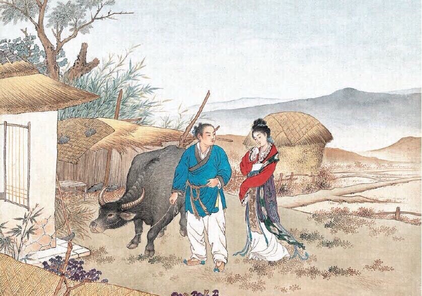 关于牛郎织女的故事,在我国古代民间就广为流传.