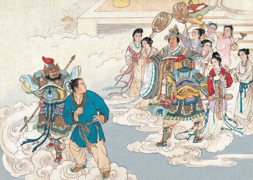 《牛郎织女》工笔彩色连环画,太精美了|牛郎织女|牵牛星|王母娘娘