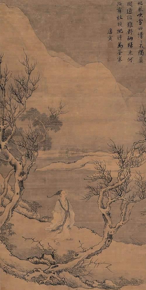 唐伯虎的诗画作品江南第一风流才子的悲情人生