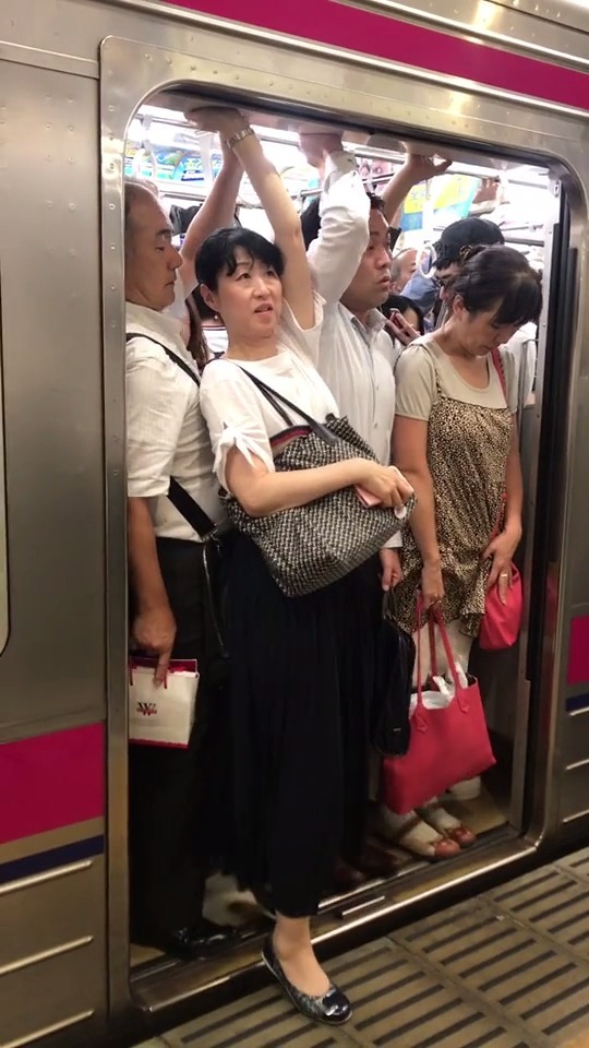 如果我在日本永远上不了地铁,日本地铁真的这么挤吗?