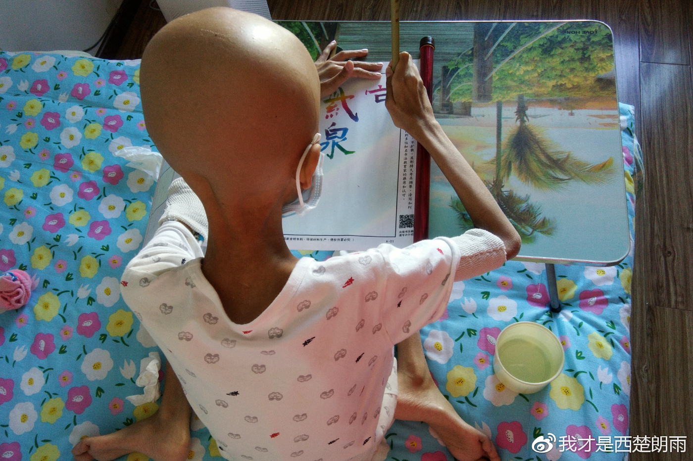 杨琨琦爸爸是辽宁省本溪市明山区的一名的哥,去年11月,11岁的儿子杨琨