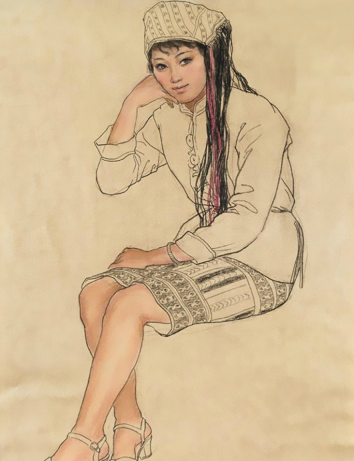 蒋采萍绘画作品选
