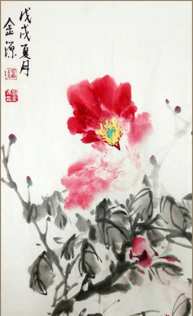 画家刘金源花鸟国画作品欣赏