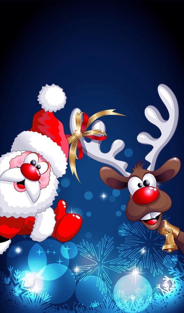 节日快乐一波圣诞节主题的插画壁纸送给大家