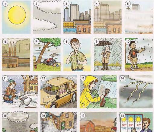 亲子英语你和孩子必须记住的18个天气单词附练习对话