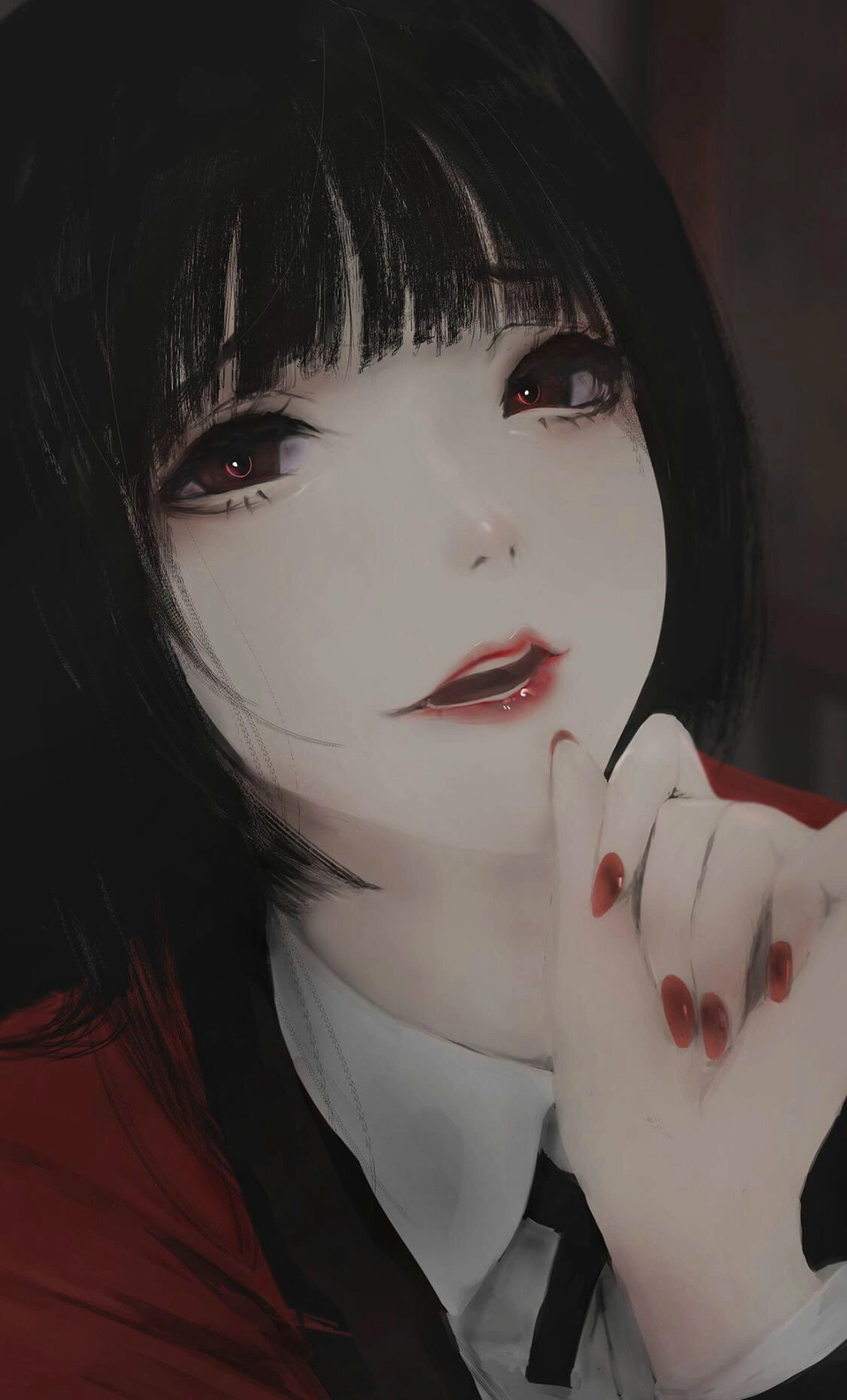 你入我怀抱暗黑系二次元动漫女生头像,遇见你,是人间最好的事经得起痛