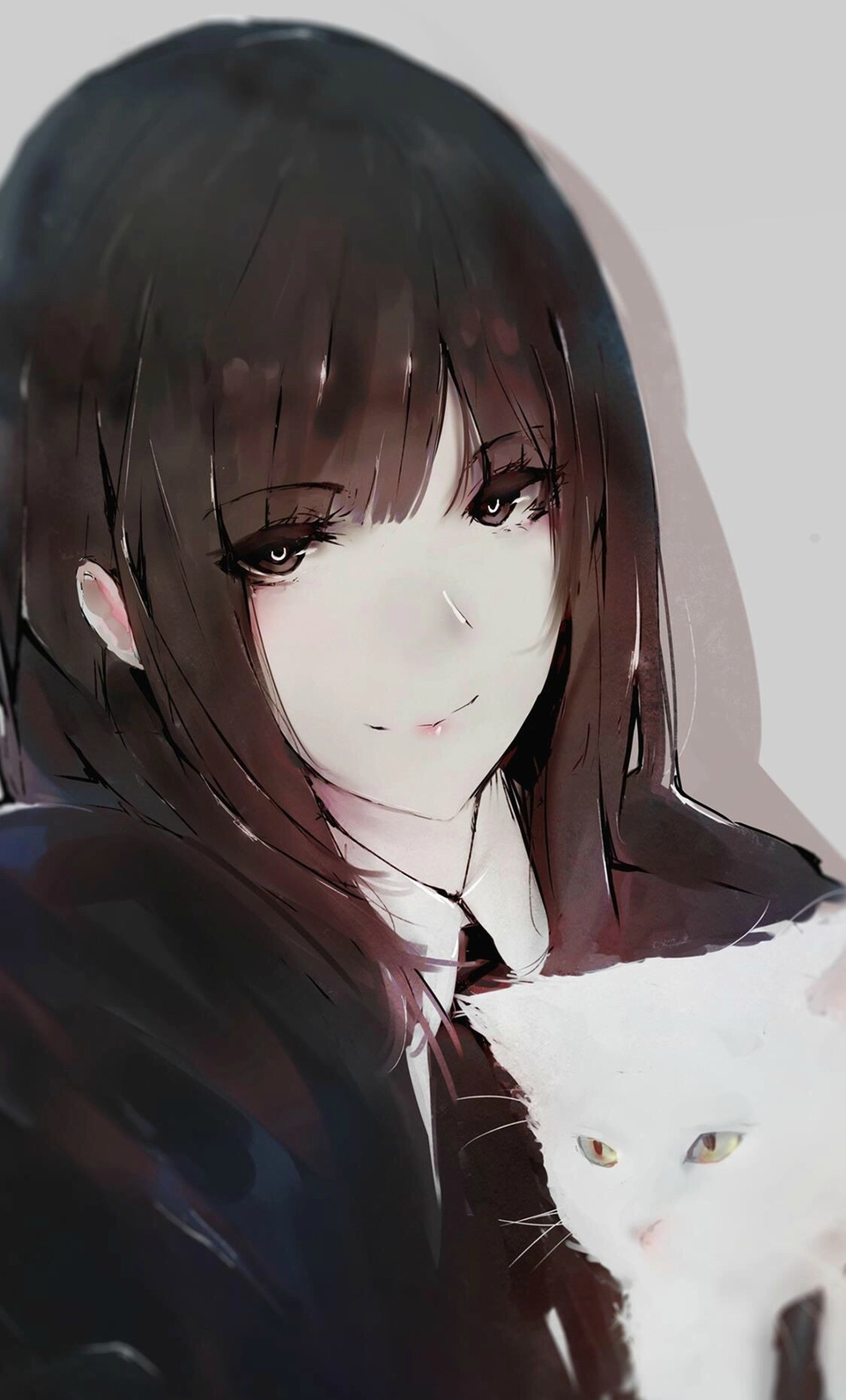 暗黑系二次元动漫女生头像,遇见你,是人间最好的事