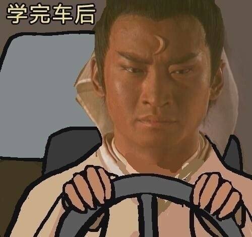 233333,练车开车时的你.太形象了