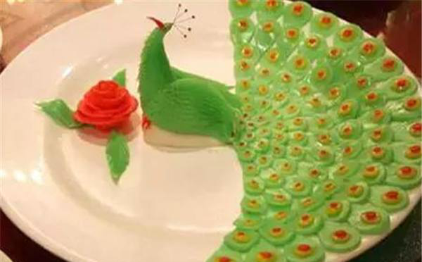 这些孔雀开屏菜,看着好好看,不忍心吃