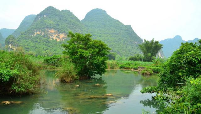 廣西處處是桂林看看崇左大新風景