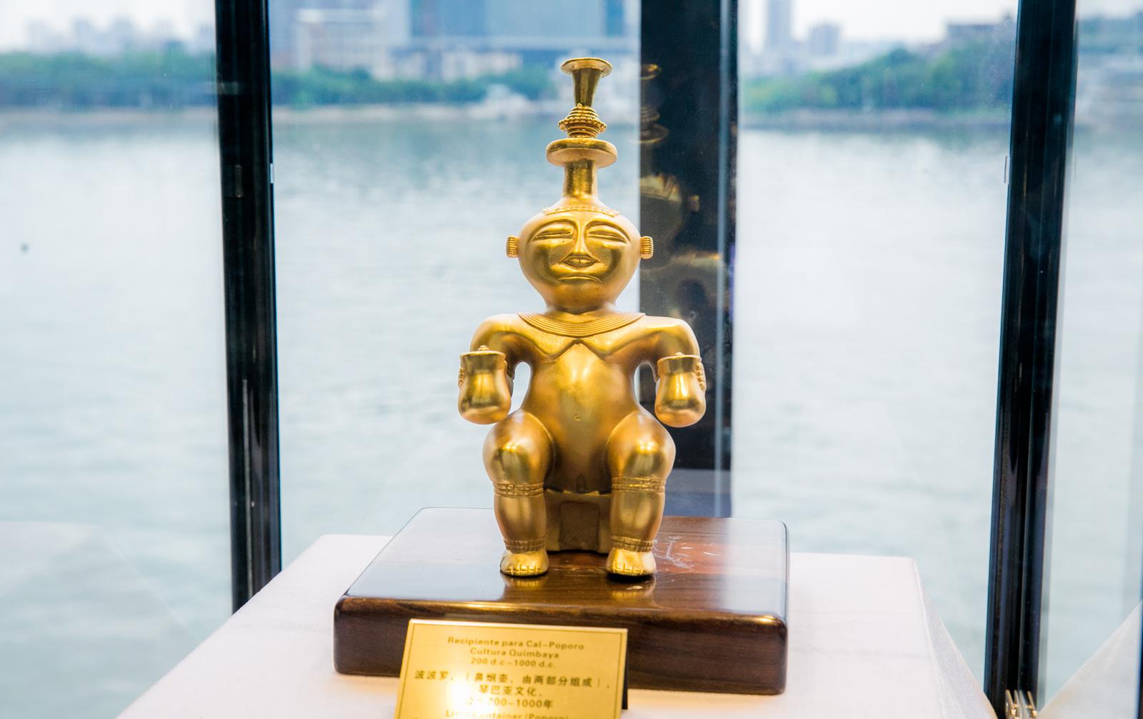 哥伦比亚黄金珍品首次在华南亮相|哥伦布|博物馆|哥伦比亚_新浪新闻