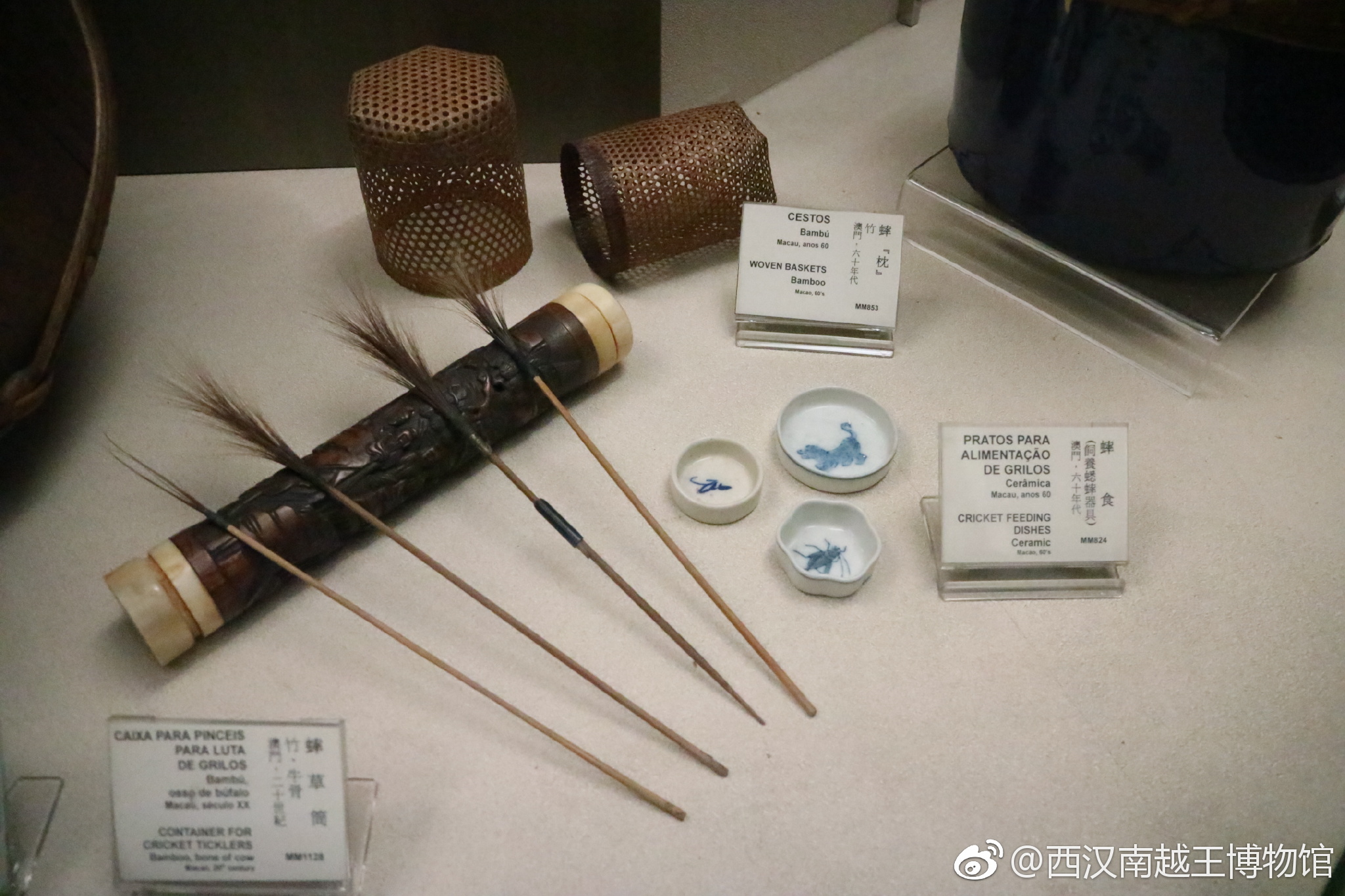 过去的澳门流行斗蟋蟀