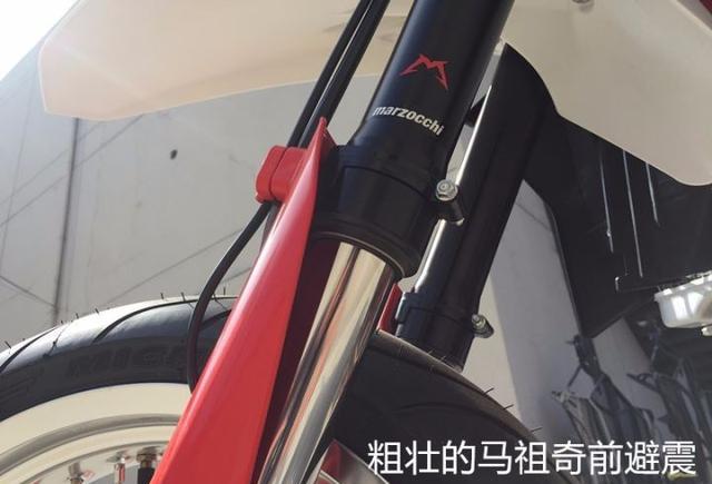 直径50mm的马祖奇marzocchi前减震(欧洲顶级品牌)下面看一下swm的基本