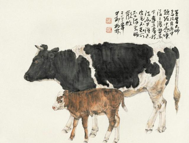 画家郑柏林俯首甘为孺子牛