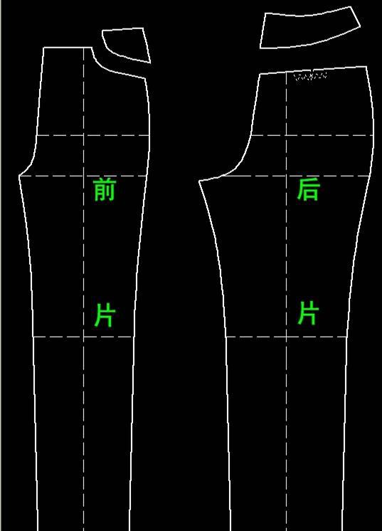 跟张哥学裁剪之裤子系列牛仔裤