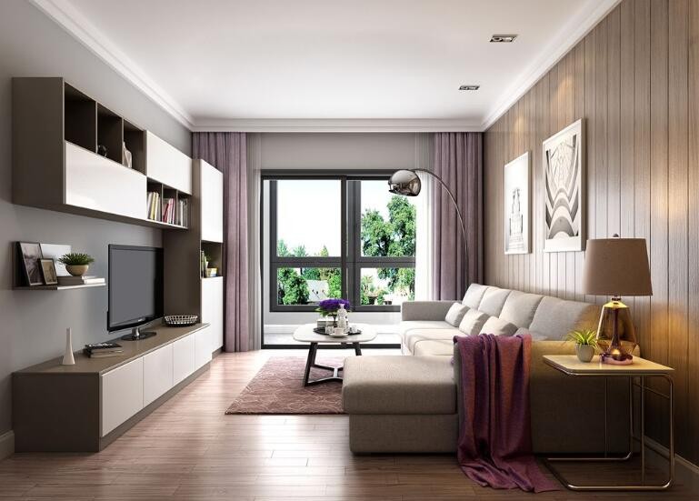 4,客厅空间不大,可以买高脚细脚的家具,这样有透视效果,显得房子更