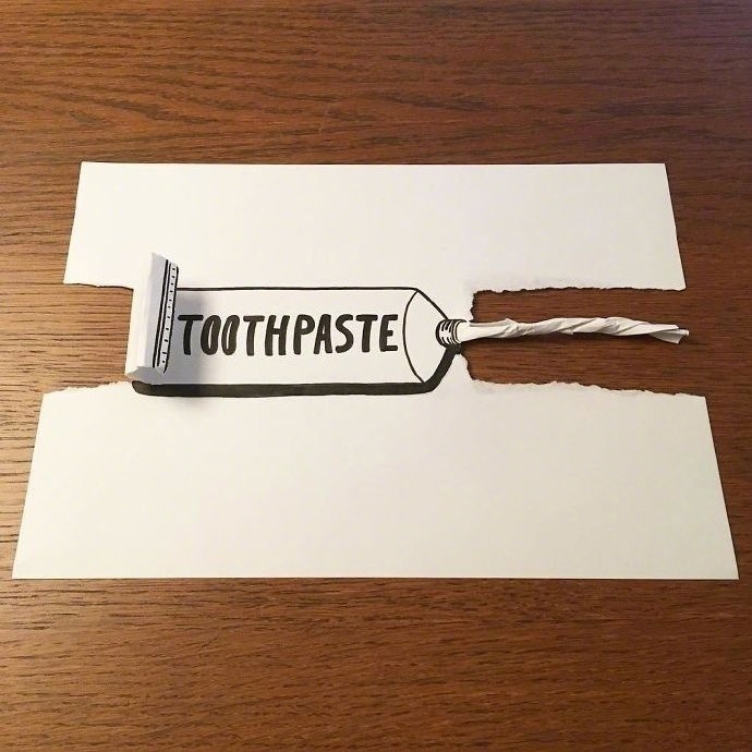 一张纸的创意,这脑洞简直太6了