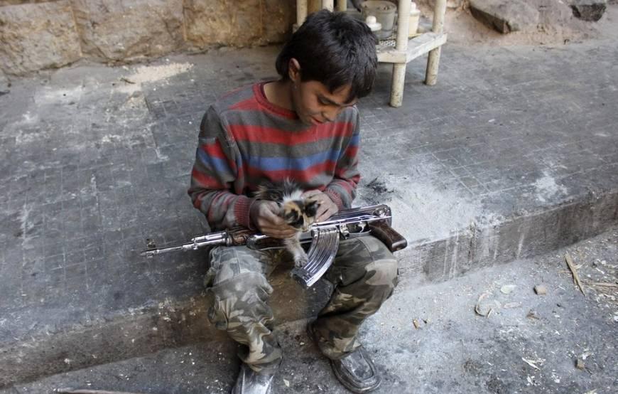 镜头下加入战争中的叙利亚儿童