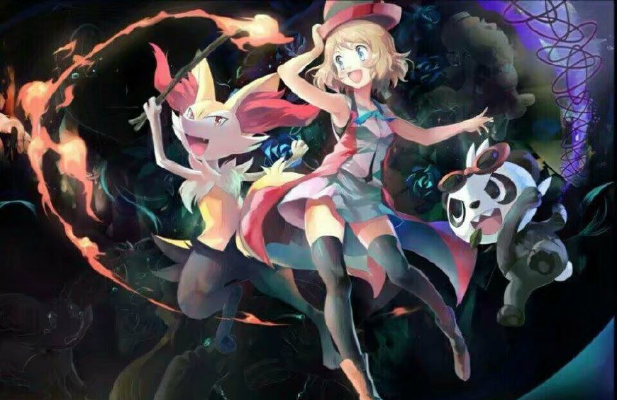 神奇宝贝瑟蕾娜喜欢小智为小智而来可小智的情商