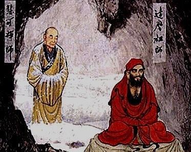 中国禅宗二祖慧可大师断臂求法这种精神令人敬佩
