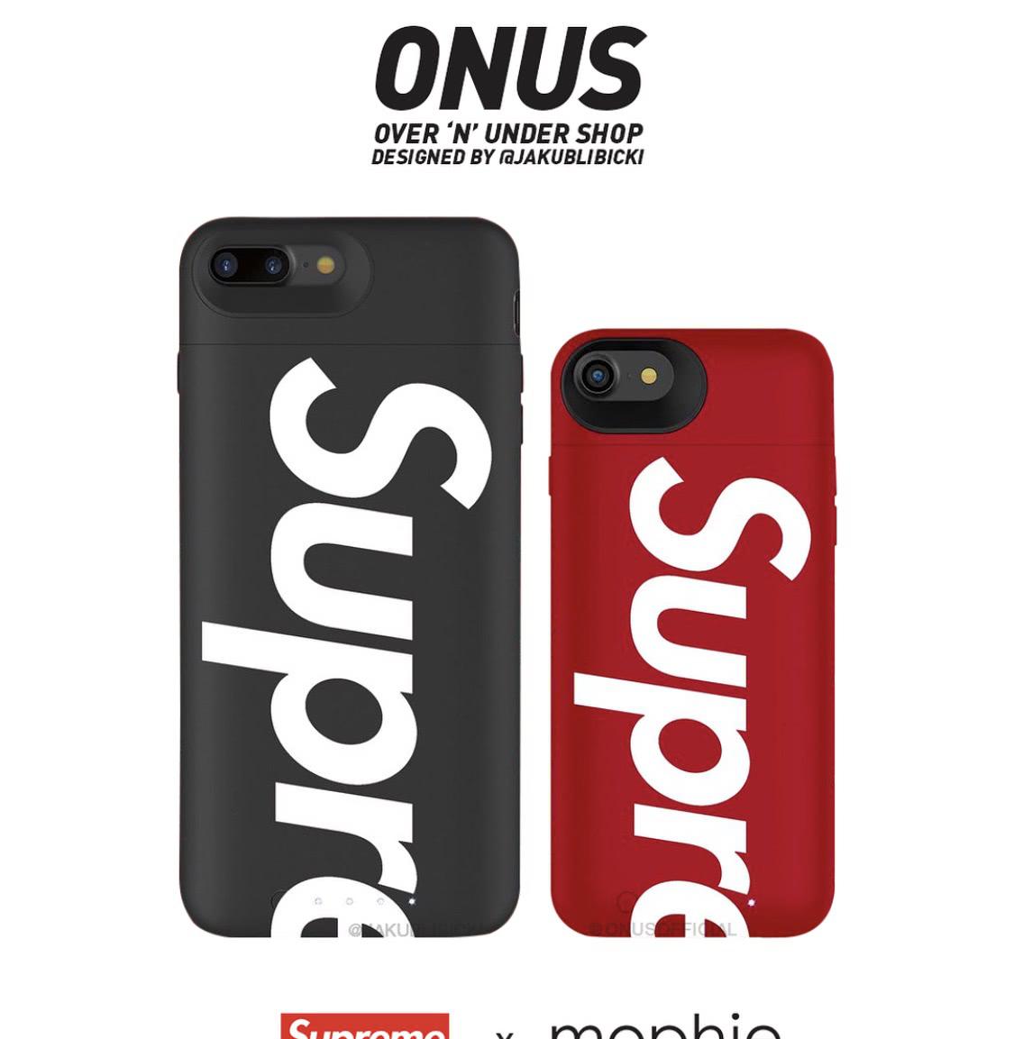 果粉们的福利!Supreme x mophie充电式联乘手