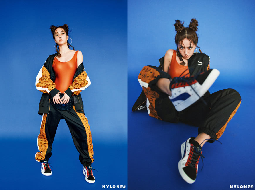 在37岁蔡依林面前,没人敢说自己够范,蓝色口红照样hold住