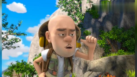 熊出没之探险日记光头强跟着青蛙没找到水源反倒碰到了蛇