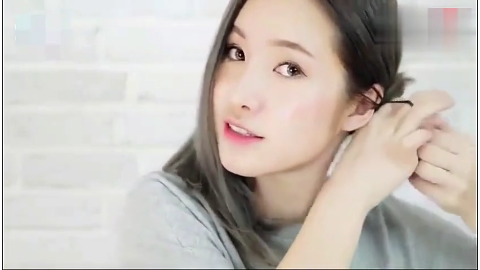 简单丸子头的扎法视频 10岁儿童发型