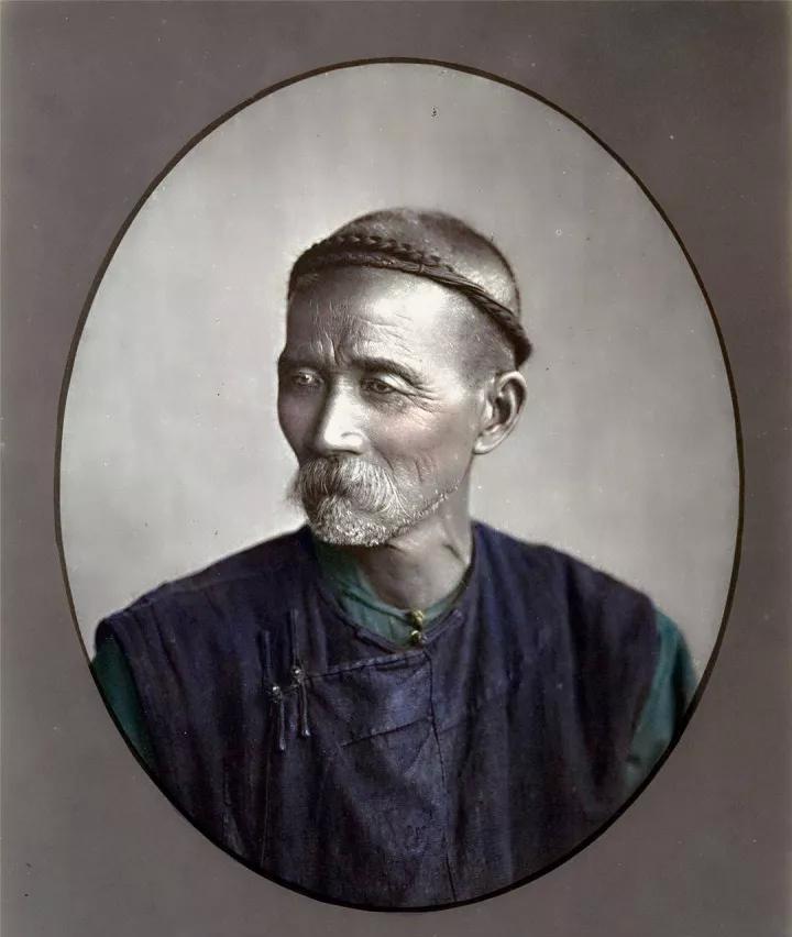 晚晴罕见上色珍贵照片再现百年前的人像老百姓的真实气质