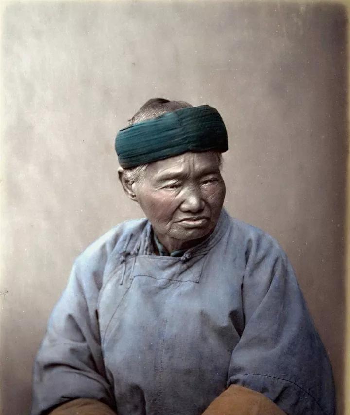 晚晴罕见上色珍贵照片再现百年前的人像老百姓的真实气质