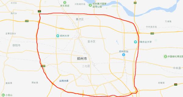 而这个限行区域到底有多大呢?从上面可以看出,除了4.