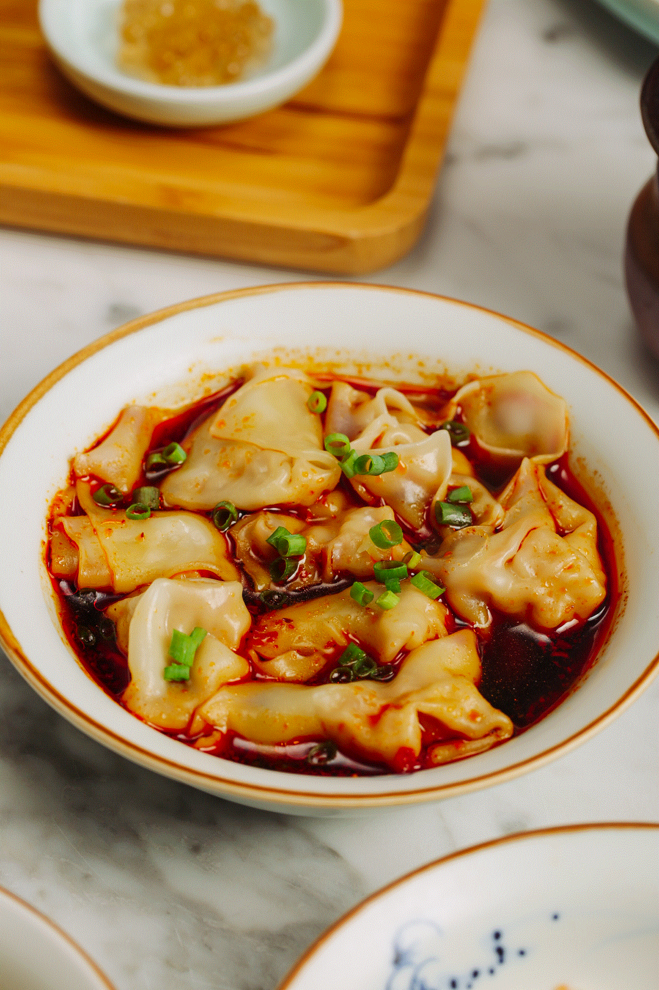 辛香汇锦里(天佑城店)茉莉花茶布丁红油抄手钟水饺石锅发菜豆腐鸡丝