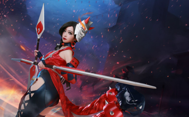 王者荣耀少女cos阿轲不是你记忆中的荆轲