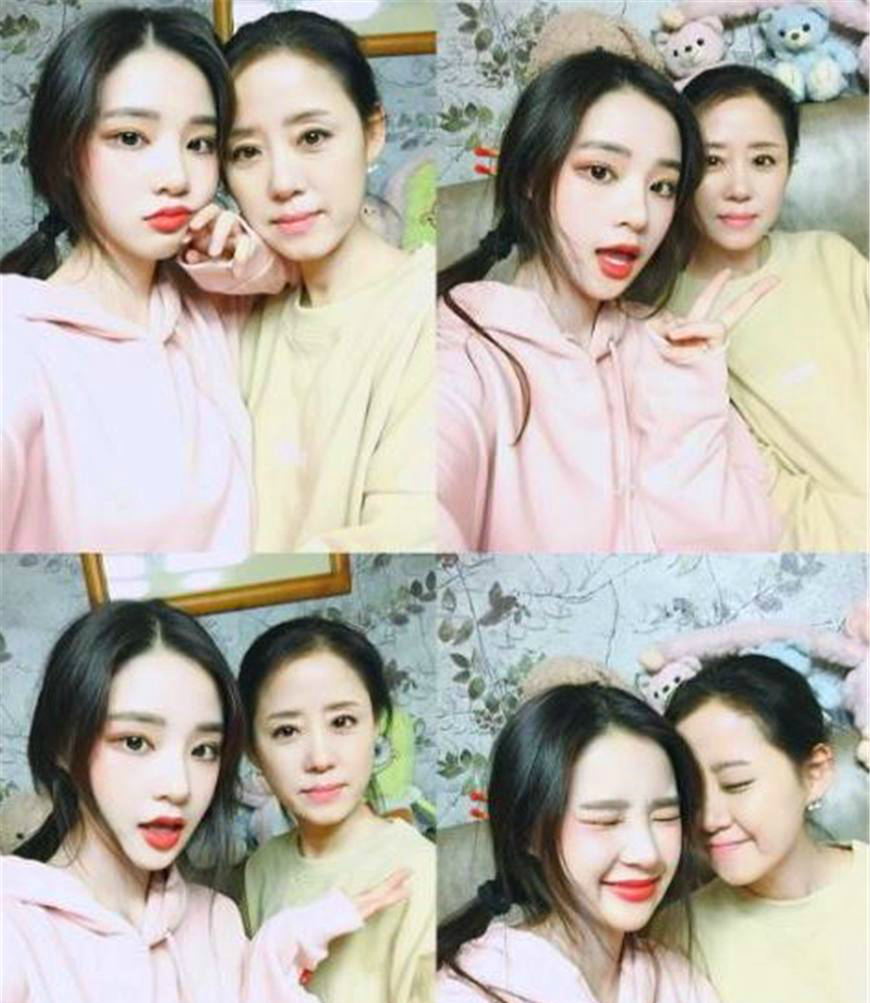 女儿已长大,母亲却依旧年轻貌美,堪称韩国最美母女似姐妹花