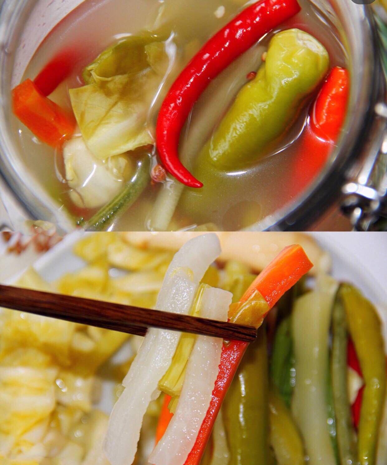 清爽可口的酸辣泡菜,吃多少都停不下来