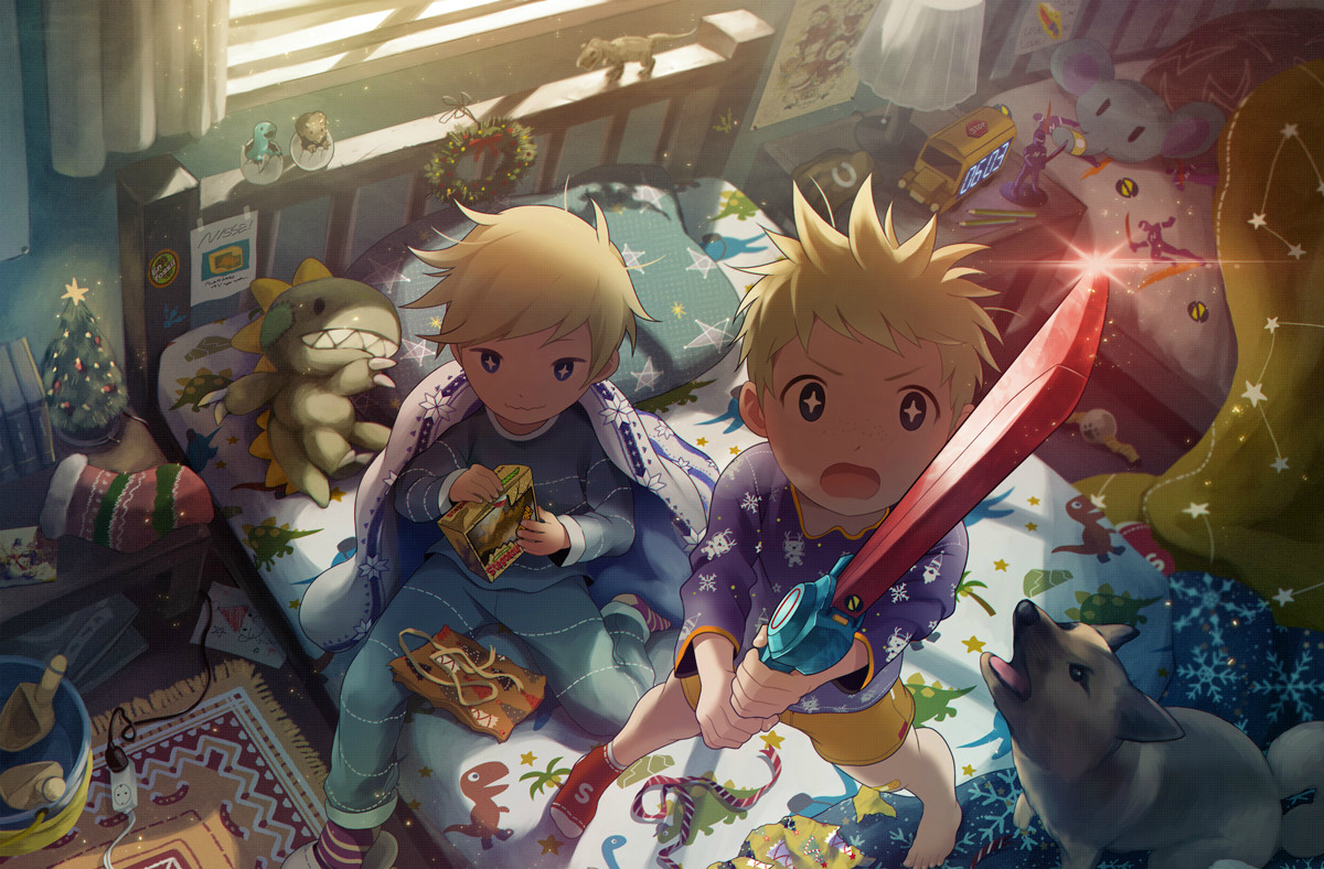 日本插画师相当有童趣的一组插画看完之后有没有想念童年时光