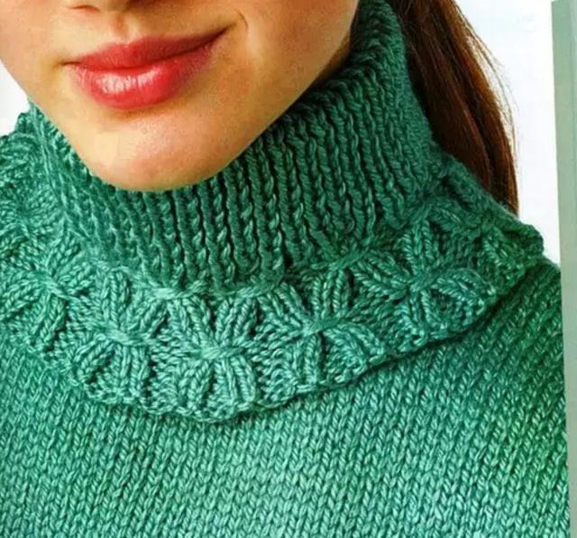 难得看见的毛衣领口袖口花样编织收藏起来用处很大
