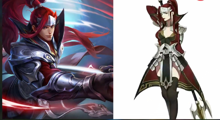 王者荣耀:男英雄变成女英雄,韩信比阿轲还美,李白却很辣眼睛